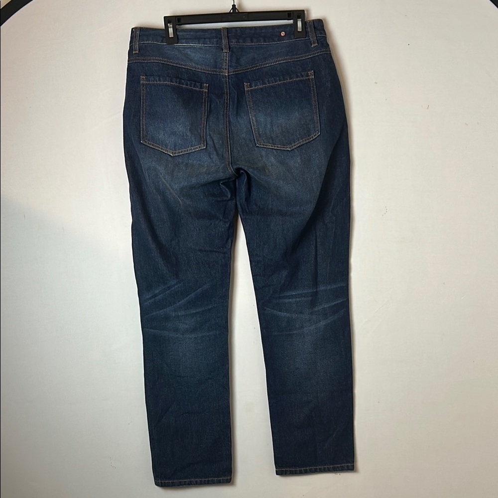 CABI Malibu Jeans 100% Cotton Dark Women’s Straight Legs Size 8 - Picture 6 of 10